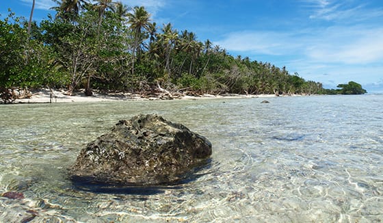 Kosrae beach scene